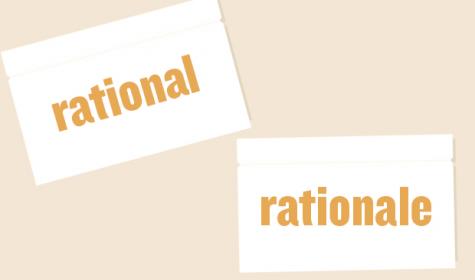 rational vs. rationale